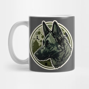 Dutch Shepherd Camouflage Motif Mug